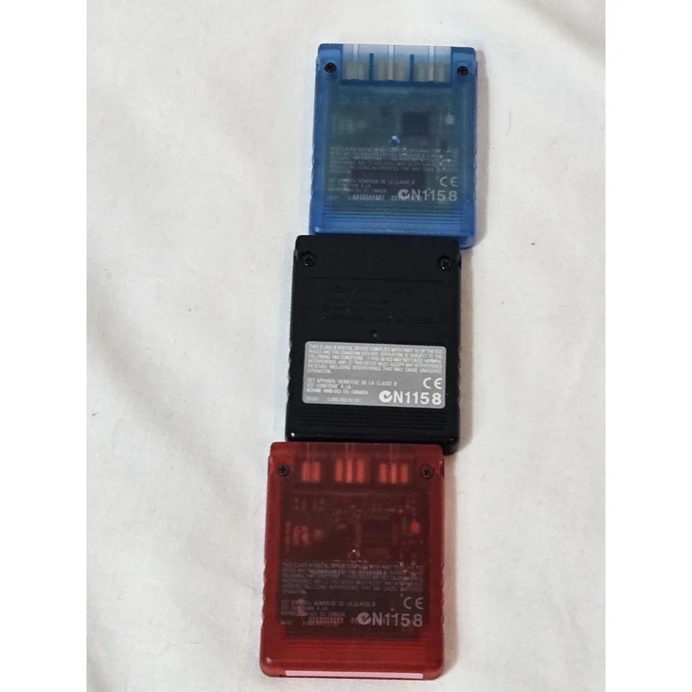 Genuine Sony Playstation 2 PS2 MagicGate 8mb Memory Cards SCPH-10020 (Lot of 7)